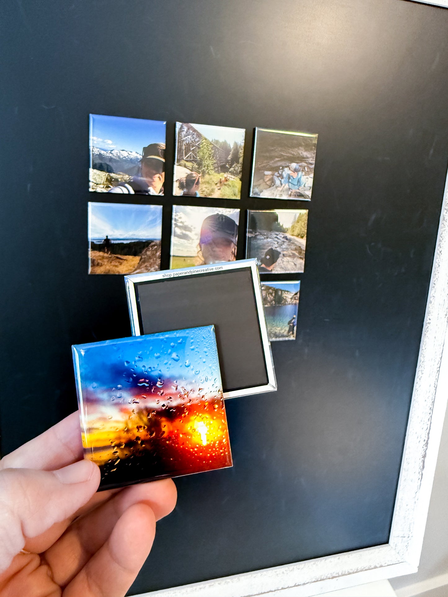 Custom Adventure Magnets 2x2 | Explore & Remember |