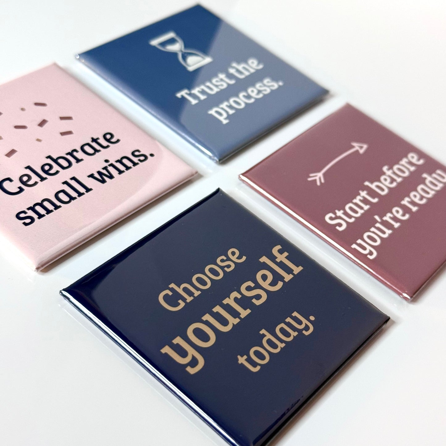 Daily Encouragement Magnet Set | Pre-Designed 2×2" Magnets